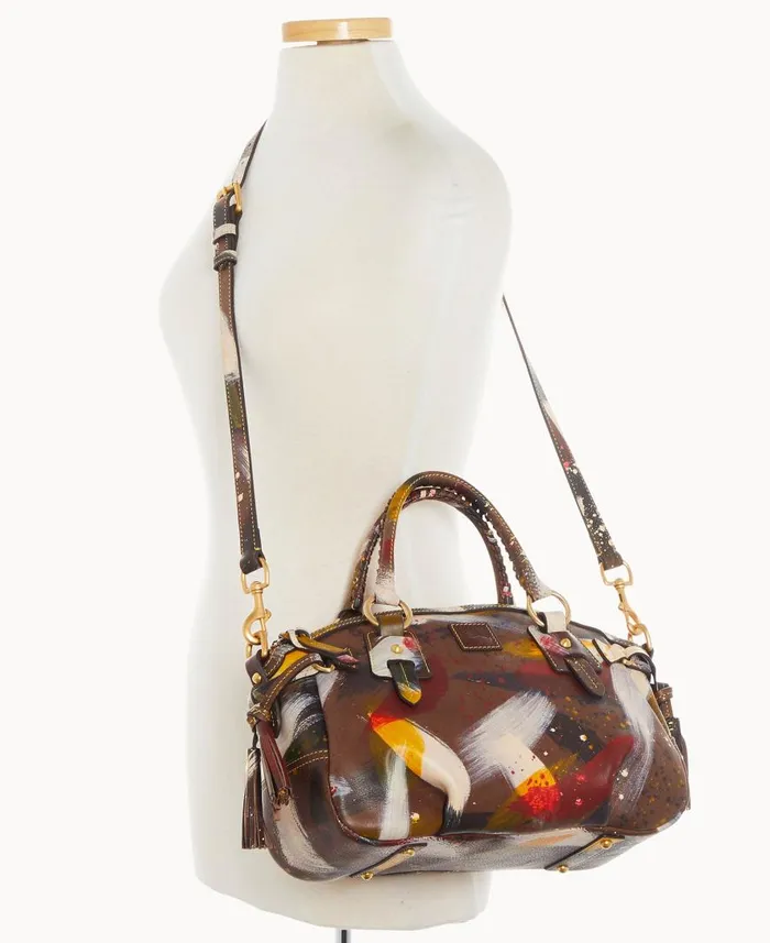 Woman Florentine Dipinta Medium Mail Satchel Brown Tmoro Dooney and Bourke Satchels Woman Florentine Dipinta Medium Mail Satchel Brown Tmoro Dooney and Bourke Satchels