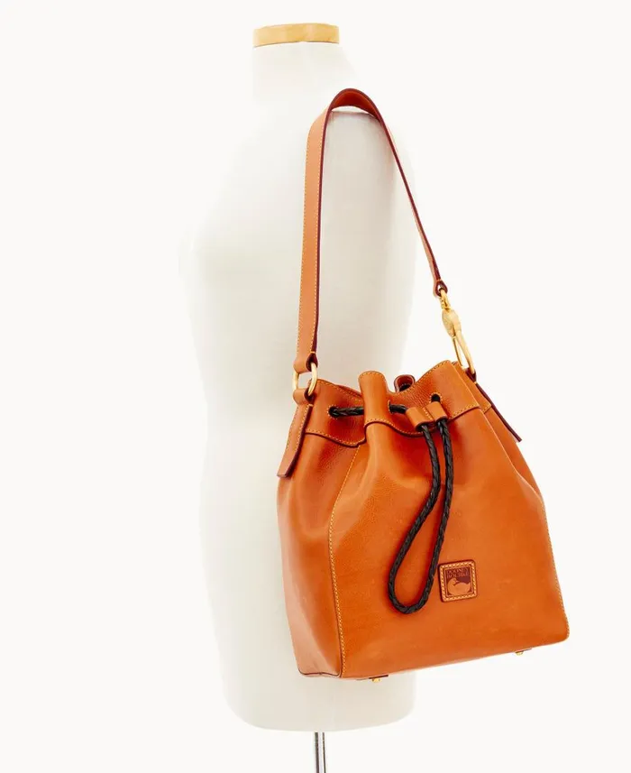Woman Florentine Hattie Drawstring Natural Dooney and Bourke Shoulder Bags Woman Florentine Hattie Drawstring Natural Dooney and Bourke Shoulder Bags