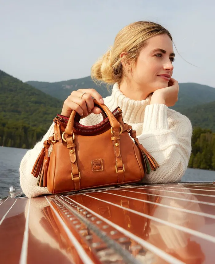 Woman Florentine Mini Satchel Black Black Dooney and Bourke Satchels Woman Florentine Mini Satchel Black Black Dooney and Bourke Satchels
