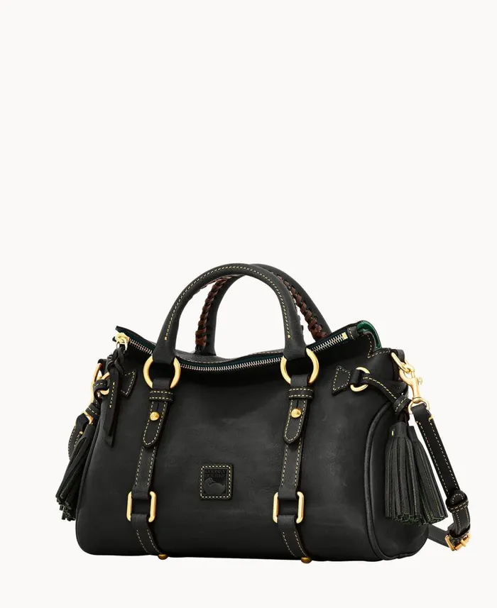 Woman Florentine Mini Satchel Black Black Dooney and Bourke Satchels Woman Florentine Mini Satchel Black Black Dooney and Bourke Satchels