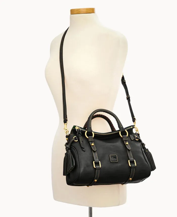 Woman Florentine Mini Satchel Black Black Dooney and Bourke Satchels Woman Florentine Mini Satchel Black Black Dooney and Bourke Satchels
