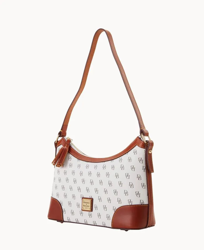 Woman Gretta Large Shoulder Bag Bone Dooney and Bourke Shoulder Bags Woman Gretta Large Shoulder Bag Bone Dooney and Bourke Shoulder Bags