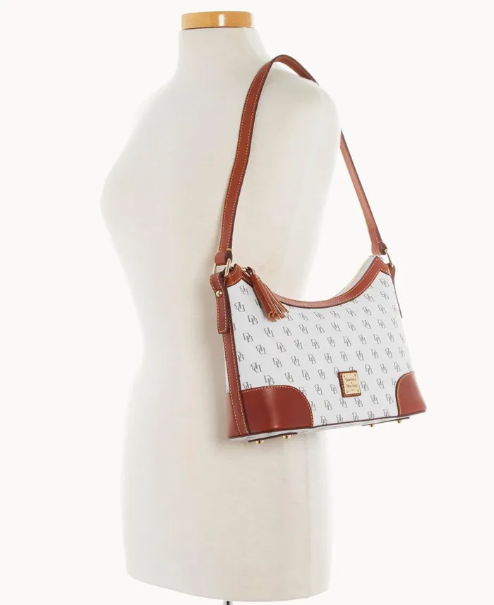Woman Gretta Large Shoulder Bag Bone Dooney and Bourke Shoulder Bags Woman Gretta Large Shoulder Bag Bone Dooney and Bourke Shoulder Bags