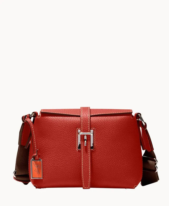 Woman Henrys Foldover Crossbody Red Dooney and Bourke Crossbodies