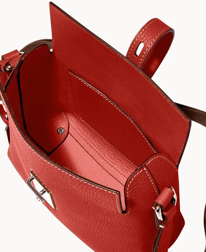 Woman Henrys Foldover Crossbody Red Dooney and Bourke Crossbodies Woman Henrys Foldover Crossbody Red Dooney and Bourke Crossbodies