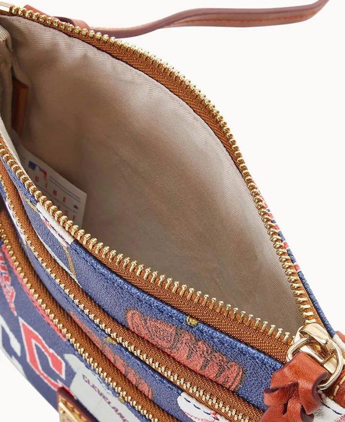 Woman MLB Guardians N S Triple Zip Crossbody Guardians Dooney and Bourke Crossbodies Woman MLB Guardians N S Triple Zip Crossbody Guardians Dooney and Bourke Crossbodies