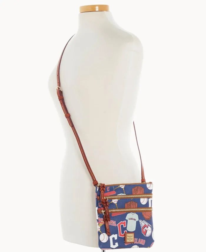 Woman MLB Guardians N S Triple Zip Crossbody Guardians Dooney and Bourke Crossbodies Woman MLB Guardians N S Triple Zip Crossbody Guardians Dooney and Bourke Crossbodies