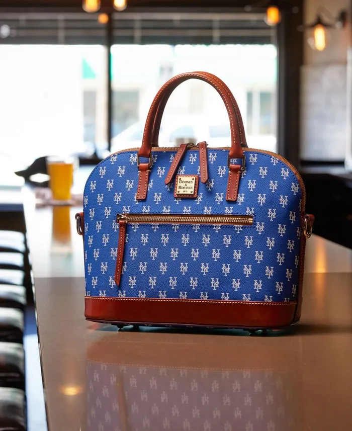 Woman MLB Mets Domed Zip Satchel Mets Dooney and Bourke Satchels Woman MLB Mets Domed Zip Satchel Mets Dooney and Bourke Satchels