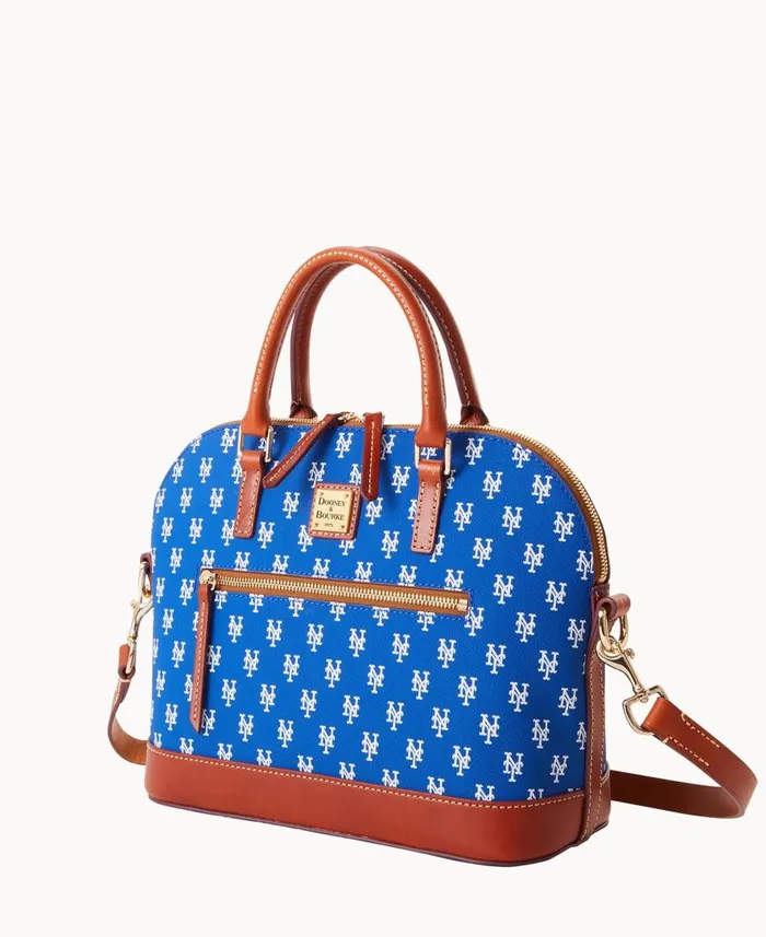 Woman MLB Mets Domed Zip Satchel Mets Dooney and Bourke Satchels Woman MLB Mets Domed Zip Satchel Mets Dooney and Bourke Satchels
