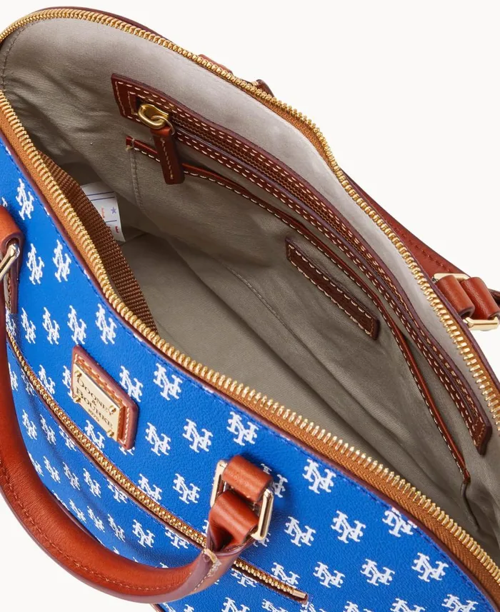 Woman MLB Mets Domed Zip Satchel Mets Dooney and Bourke Satchels Woman MLB Mets Domed Zip Satchel Mets Dooney and Bourke Satchels