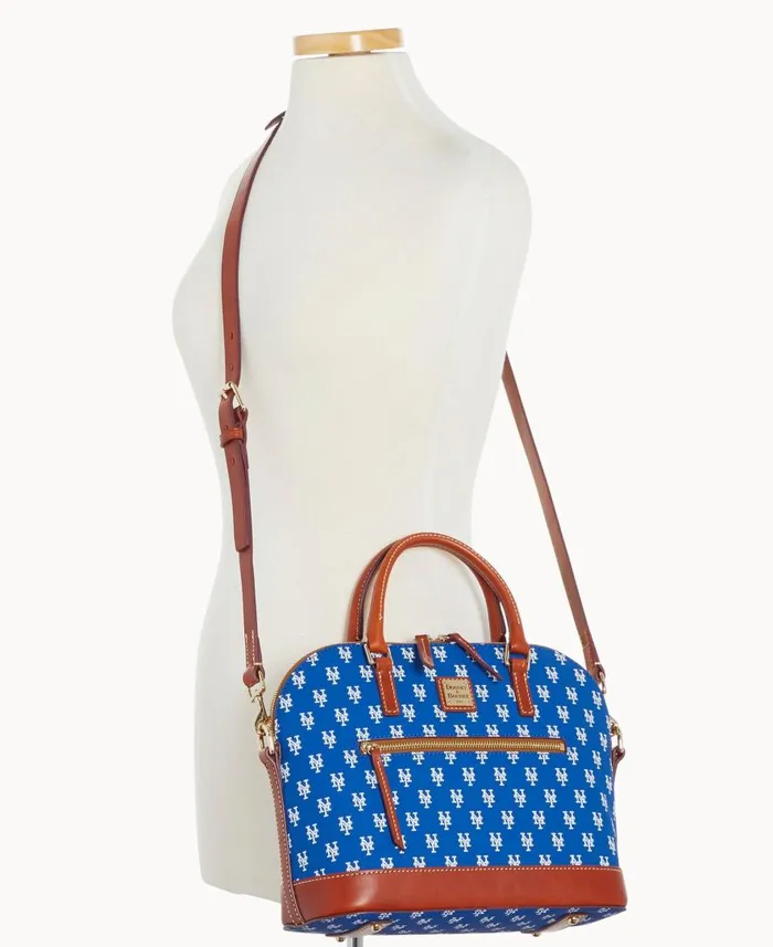 Woman MLB Mets Domed Zip Satchel Mets Dooney and Bourke Satchels Woman MLB Mets Domed Zip Satchel Mets Dooney and Bourke Satchels