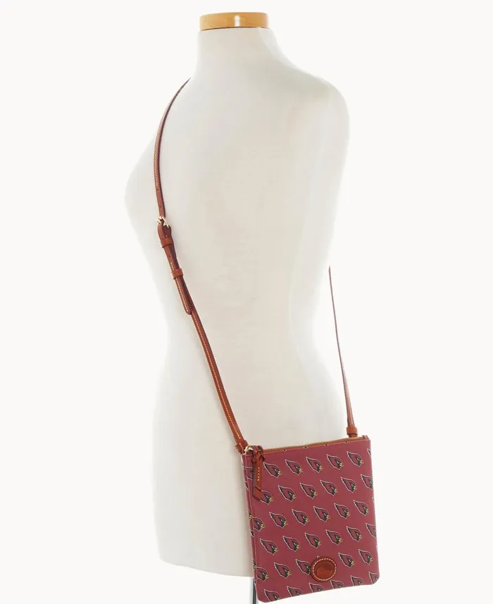 Woman NFL AZ Cardinals North South Top Zip Crossbody Cardinals Dooney and Bourke Crossbodies Woman NFL AZ Cardinals North South Top Zip Crossbody Cardinals Dooney and Bourke Crossbodies
