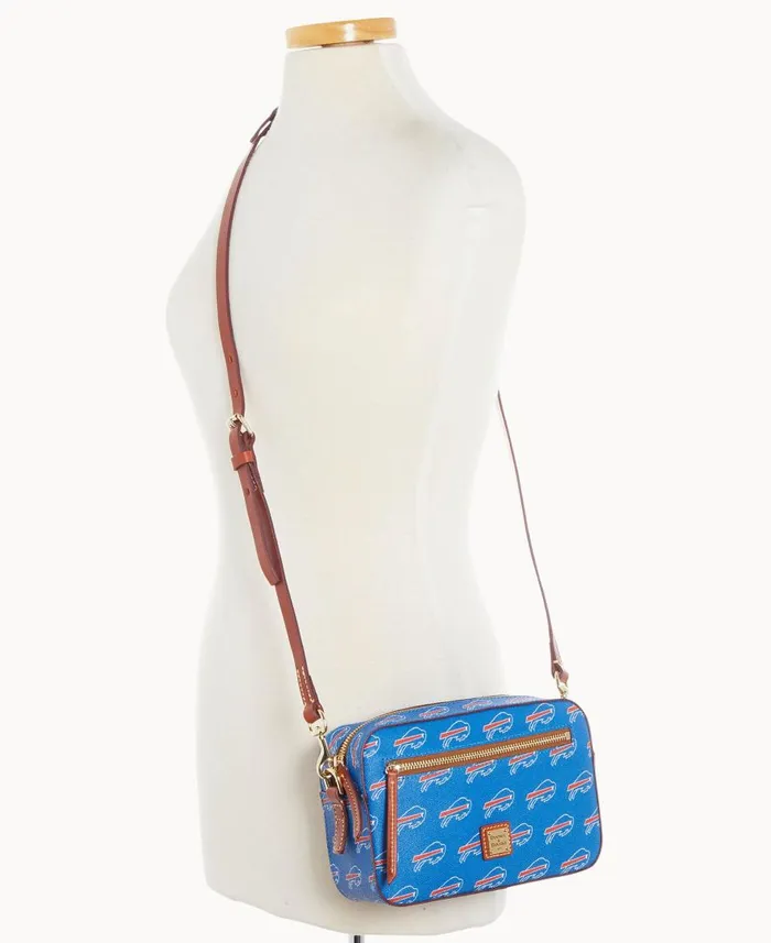 Woman NFL Bills Camera Zip Crossbody Bills Dooney and Bourke Crossbodies Woman NFL Bills Camera Zip Crossbody Bills Dooney and Bourke Crossbodies