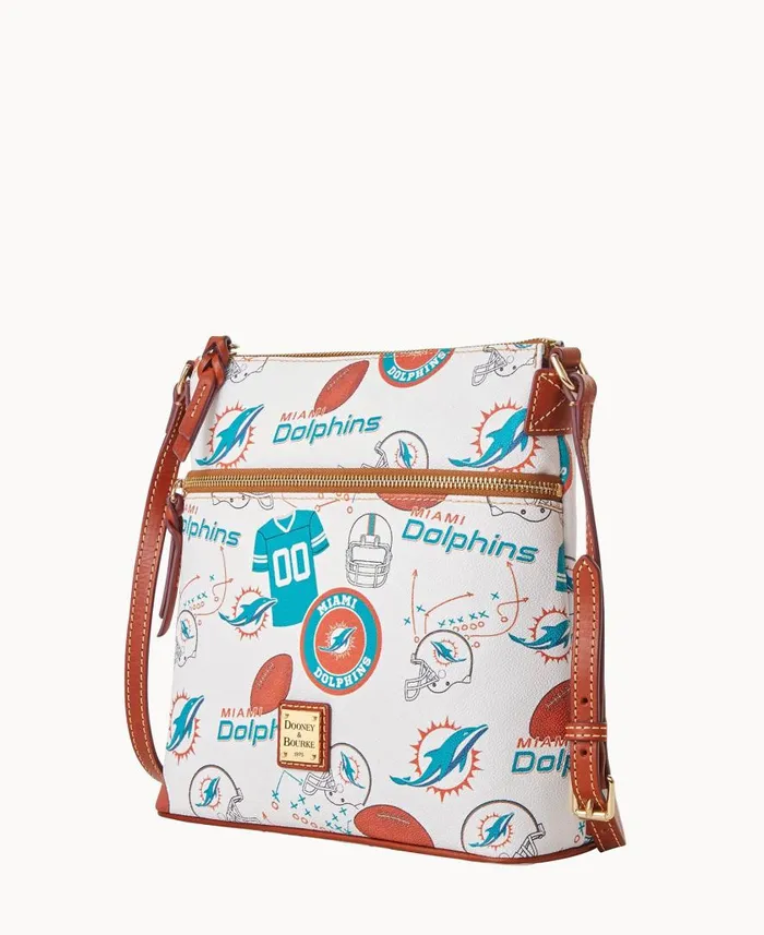 Woman NFL Dolphins Crossbody Dolphins Dooney and Bourke Crossbodies Woman NFL Dolphins Crossbody Dolphins Dooney and Bourke Crossbodies