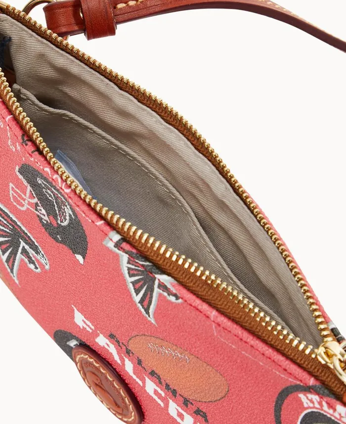 Woman NFL Falcons Top Zip Crossbody Falcons Dooney and Bourke Crossbodies Woman NFL Falcons Top Zip Crossbody Falcons Dooney and Bourke Crossbodies