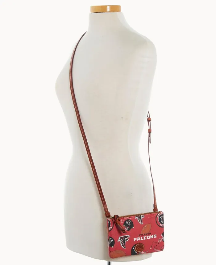 Woman NFL Falcons Top Zip Crossbody Falcons Dooney and Bourke Crossbodies Woman NFL Falcons Top Zip Crossbody Falcons Dooney and Bourke Crossbodies