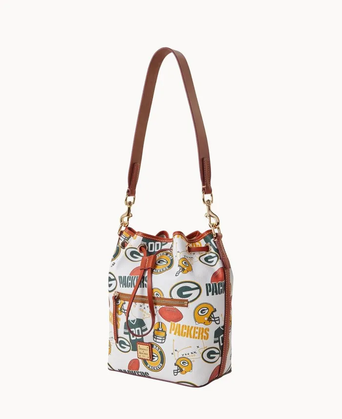 Woman NFL Packers Drawstring Packers Dooney and Bourke Shoulder Bags Woman NFL Packers Drawstring Packers Dooney and Bourke Shoulder Bags