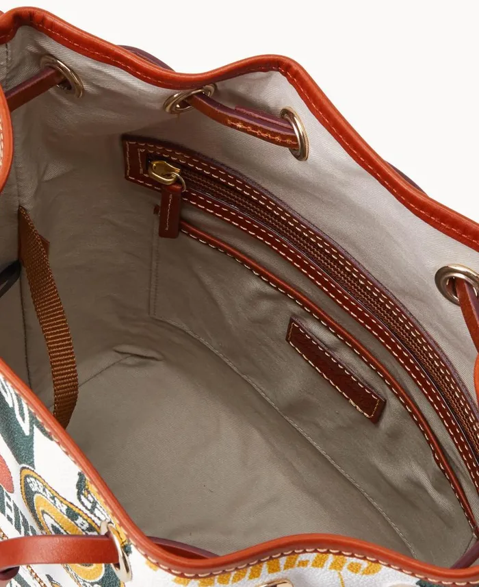 Woman NFL Packers Drawstring Packers Dooney and Bourke Shoulder Bags Woman NFL Packers Drawstring Packers Dooney and Bourke Shoulder Bags