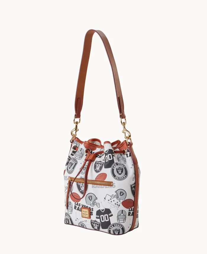 Woman NFL Raiders Drawstring Raiders Dooney and Bourke Shoulder Bags Woman NFL Raiders Drawstring Raiders Dooney and Bourke Shoulder Bags