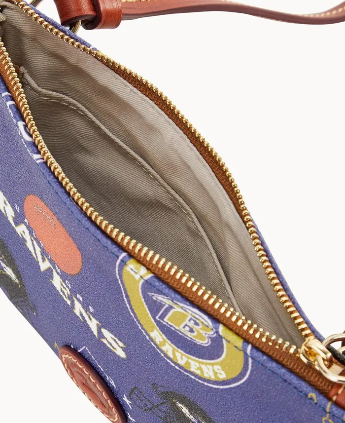 Woman NFL Ravens Top Zip Crossbody Ravens Dooney and Bourke Crossbodies Woman NFL Ravens Top Zip Crossbody Ravens Dooney and Bourke Crossbodies
