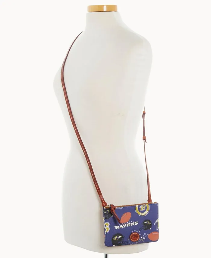 Woman NFL Ravens Top Zip Crossbody Ravens Dooney and Bourke Crossbodies Woman NFL Ravens Top Zip Crossbody Ravens Dooney and Bourke Crossbodies