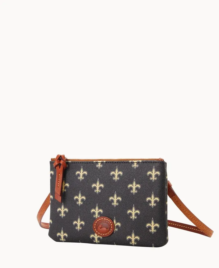 Woman NFL Saints Top Zip Crossbody Saints Dooney and Bourke Crossbodies Woman NFL Saints Top Zip Crossbody Saints Dooney and Bourke Crossbodies