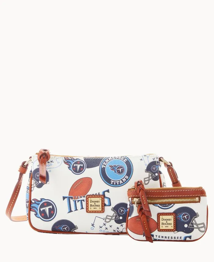 Woman NFL Titans Lexi Crossbody Sm Coin Case Titans Dooney and Bourke Crossbodies