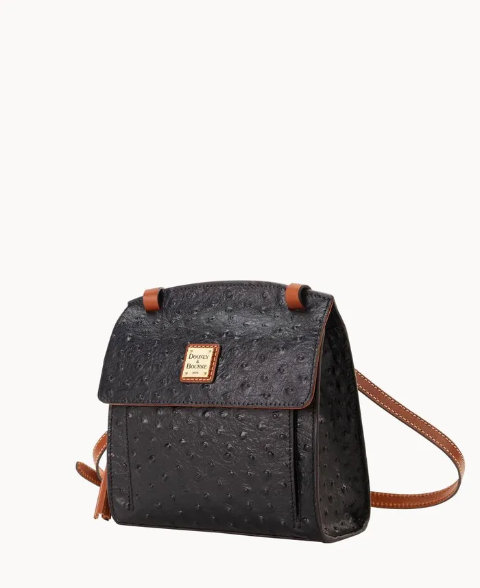 Woman Ostrich Crossbody Black Dooney and Bourke Crossbodies Woman Ostrich Crossbody Black Dooney and Bourke Crossbodies