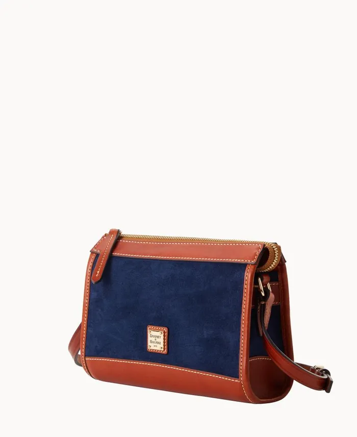Woman Suede Zip Crossbody Navy Dooney and Bourke Crossbodies Woman Suede Zip Crossbody Navy Dooney and Bourke Crossbodies