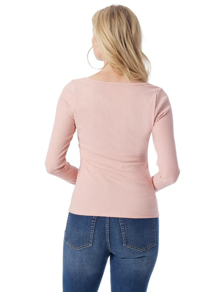 Women Abbey Sweatheart Top In Silver Pink Jessica Simpson Tops and Tees