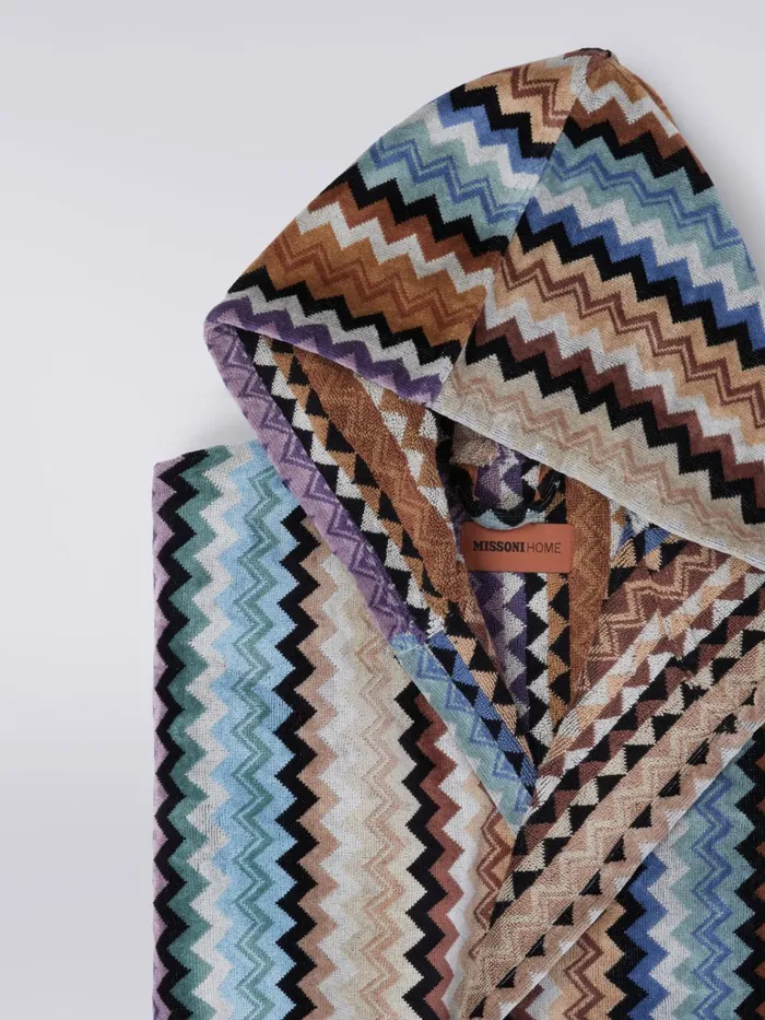 Women Adam Hooded Bathrobe Black Missoni Bathrobes Women Adam Hooded Bathrobe Black Missoni Bathrobes