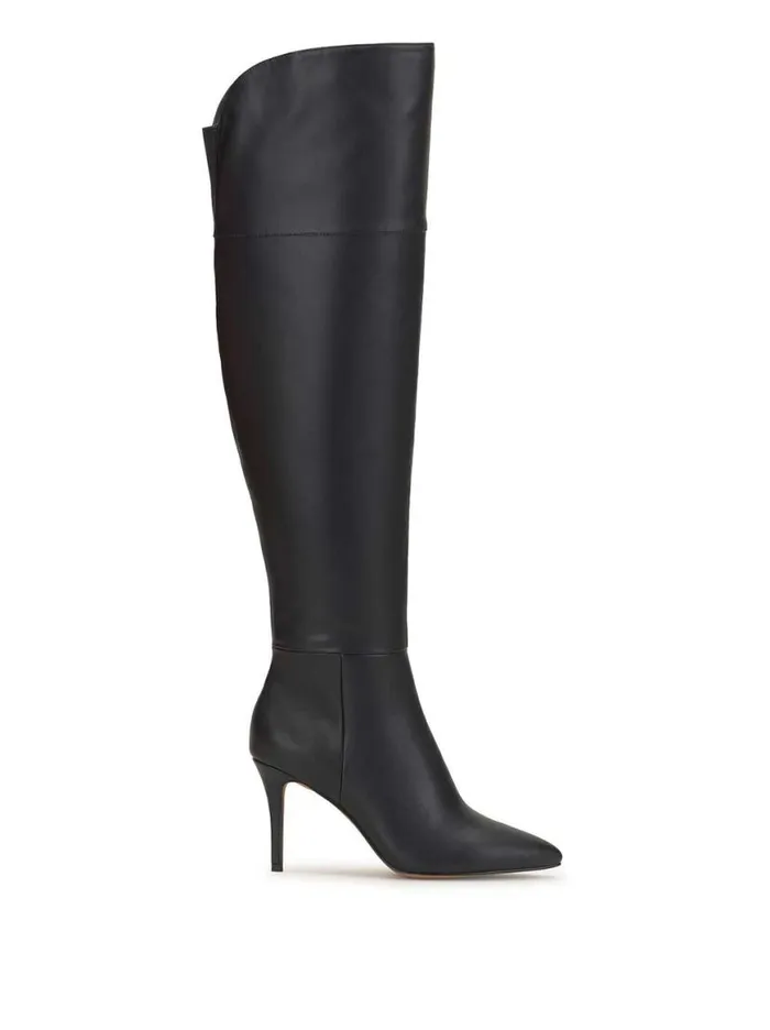 Women Adysen Boot In Black Leather Jessica Simpson Boots and Booties
