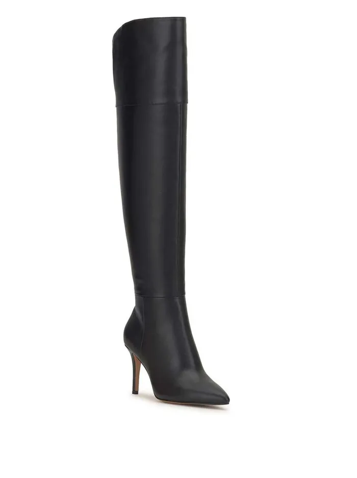 Women Adysen Boot In Black Leather Jessica Simpson Boots and Booties