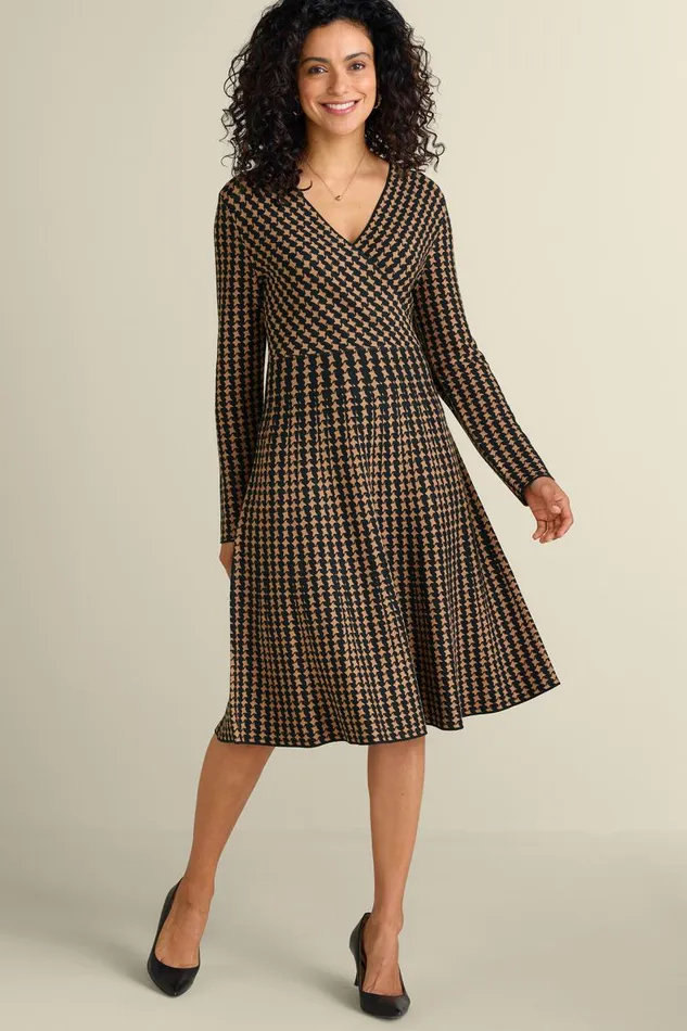 Women Aida Surplice Dress Hazelnut Soft Surroundings Dresses