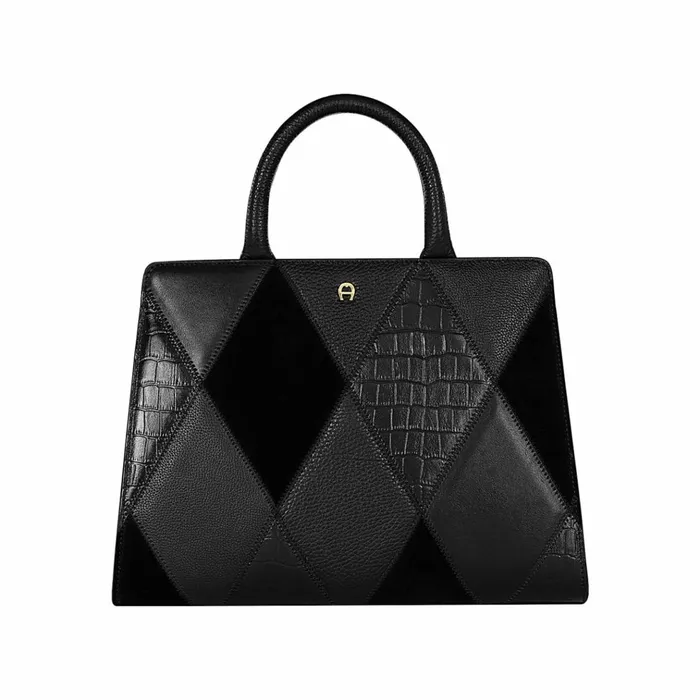 Women Aigner Bags Cybill Handbag Patchwork M