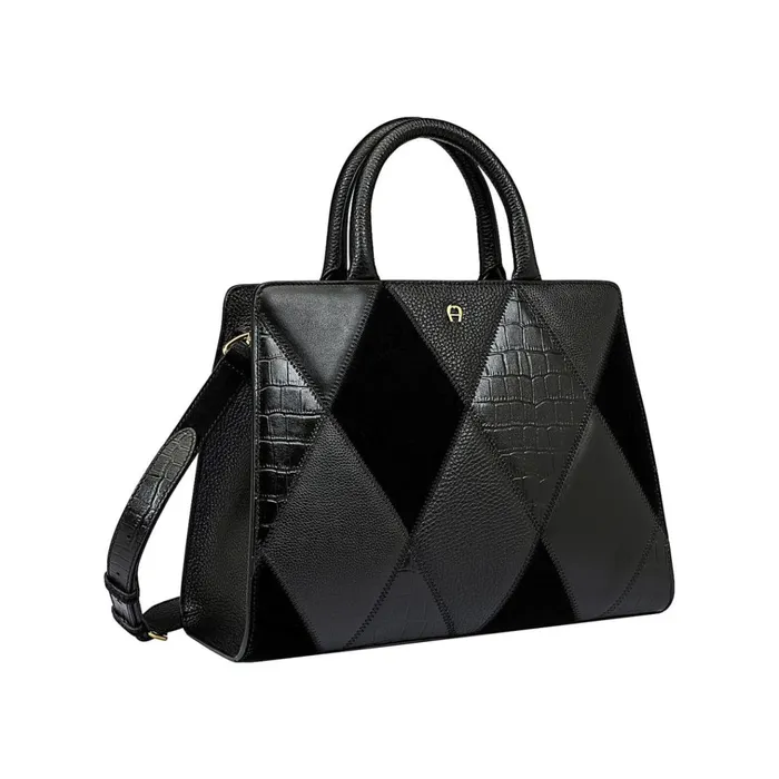 Women Aigner Bags Cybill Handbag Patchwork M Women Aigner Bags Cybill Handbag Patchwork M