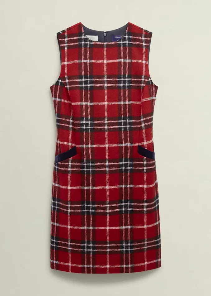 Women Amaris Wool Dress Red Multi Hobbs Dresses and Jumpsuits