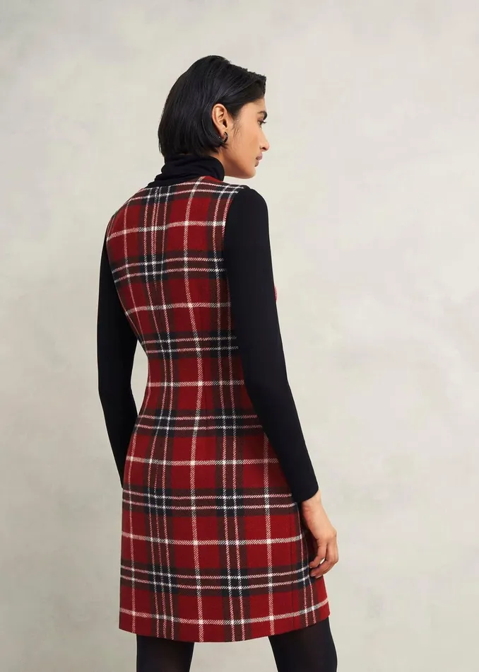 Women Amaris Wool Dress Red Multi Hobbs Dresses and Jumpsuits