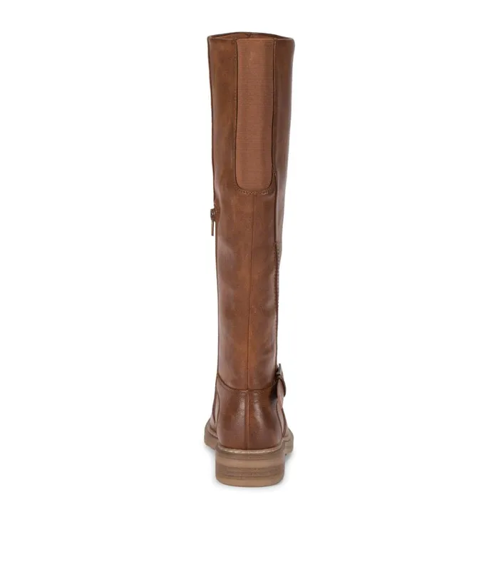Women Autumn Wide Calf Riding Boot Cognac Baretraps Wide Calf Boots