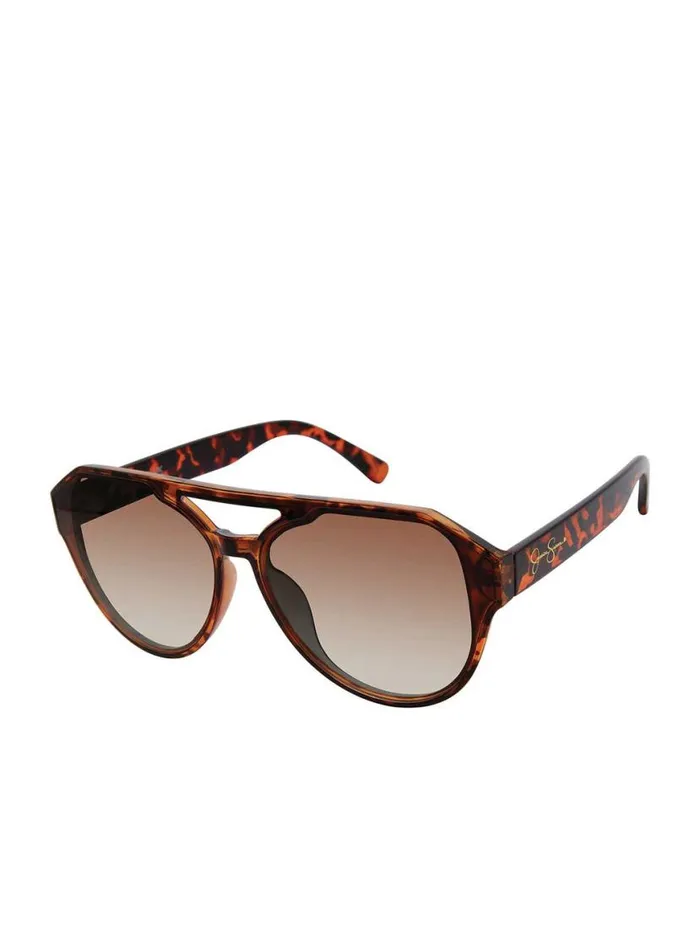 Women Aviator Sunglasses In Tortoise Jessica Simpson Sunglasses