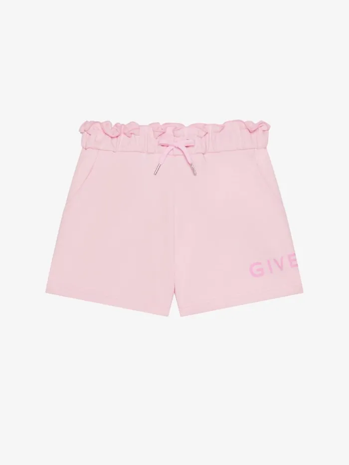 Women Baby 1 Month To 3 Years Givenchy GIVENCHY Archetype Bermuda Shorts In Fleece Light Pink