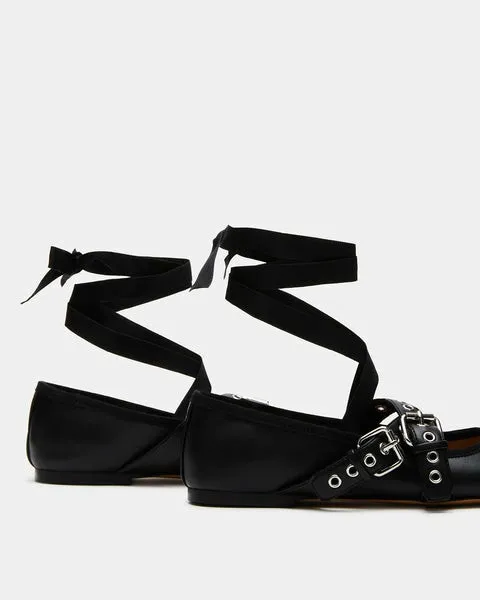 Women BAYLEN BLACK Black Steve Madden Loafers and Flats Women BAYLEN BLACK Black Steve Madden Loafers and Flats