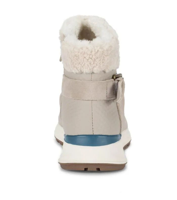 Women Becki Cold Weather Bootie Stone Suede Baretraps Booties