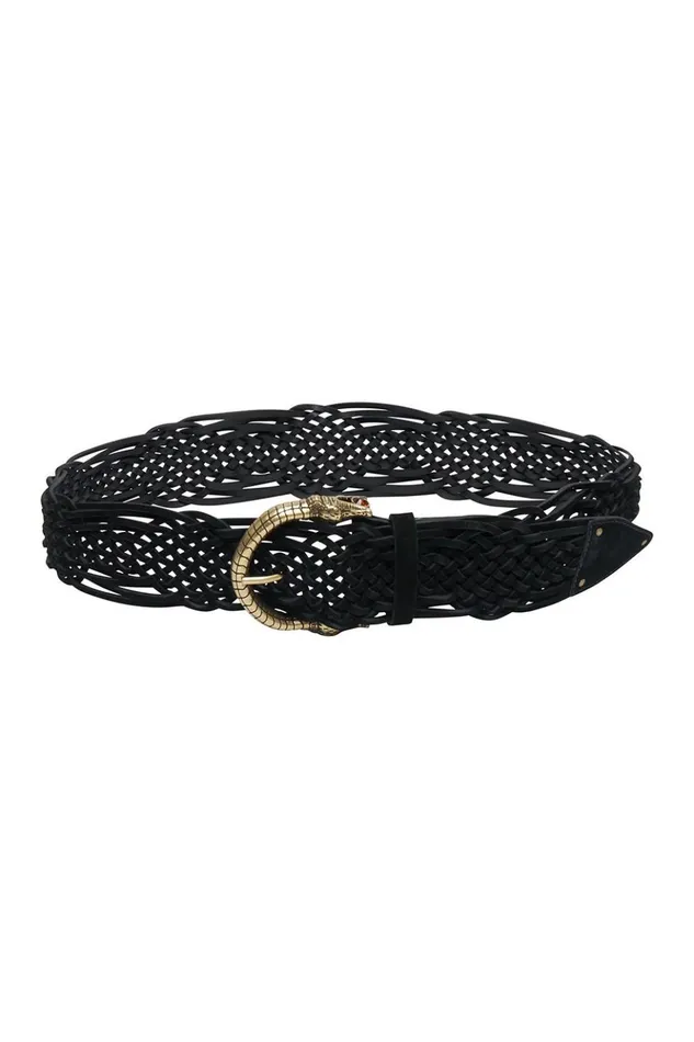 Women Belts Camilla Woven Suede Belt Liv A Little