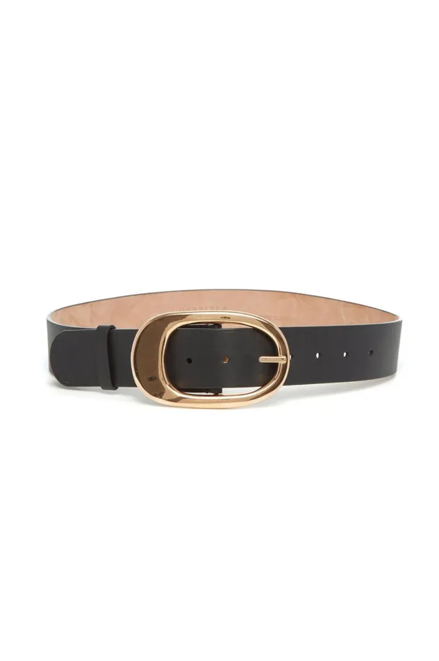 Women Belts Gabriela Hearst Lozewce Belt In Black Leather