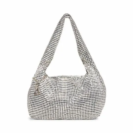 Women BEMILIA SILVER Silver Steve Madden Shoulder Bags