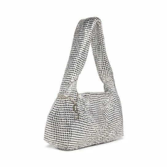 Women BEMILIA SILVER Silver Steve Madden Shoulder Bags Women BEMILIA SILVER Silver Steve Madden Shoulder Bags