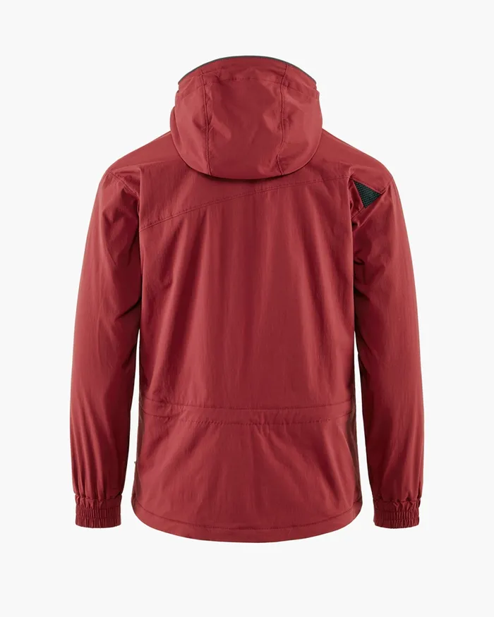 Women Bestla WindProtecting Anorak Burnt Russet Klttermusen Wind Resistant Jackets