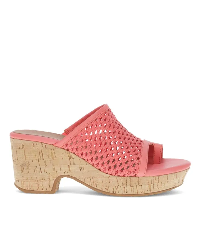 Women Bethie Wedge Sandal Coral Cove Baretraps Slides and Slip On Sandals
