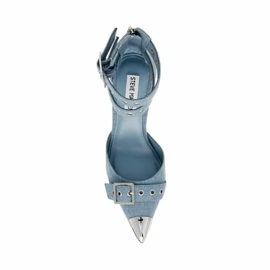 Women BEX DENIM FABRIC Denim Fabric Steve Madden Heels Women BEX DENIM FABRIC Denim Fabric Steve Madden Heels